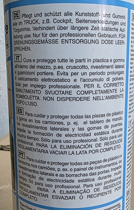 Cockpit Care Spray P303 (500ml)