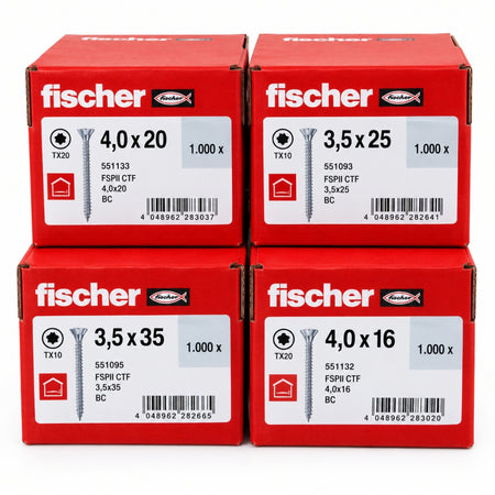 SUPER-SALE FISCHER Spanplattenschrauben [zum auswählen]