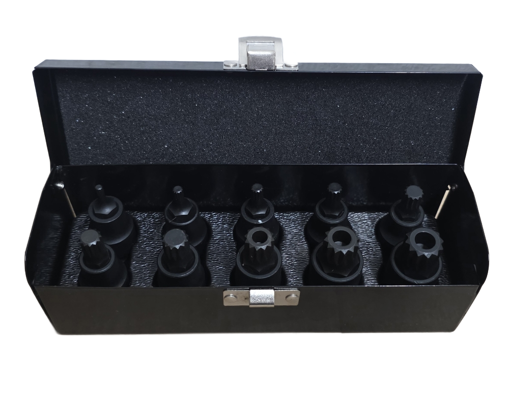 STAHLKAISER Kraft-Stecknüsse Vielzahn 1/2" (10-teilig)