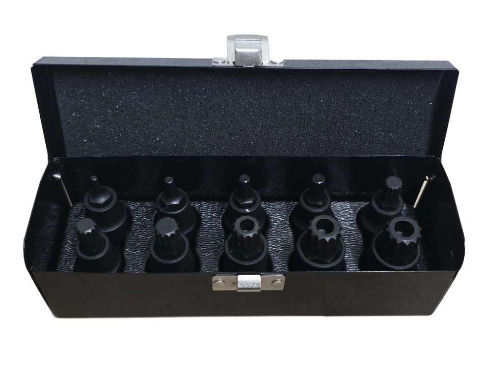 STAHLKAISER Kraft-Stecknüsse Vielzahn 1/2" (10-teilig)