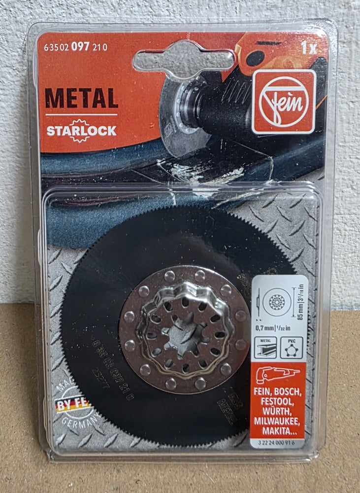 FEIN Starlock HSS-Sägeblatt rund Metall (Ø 85mm)
