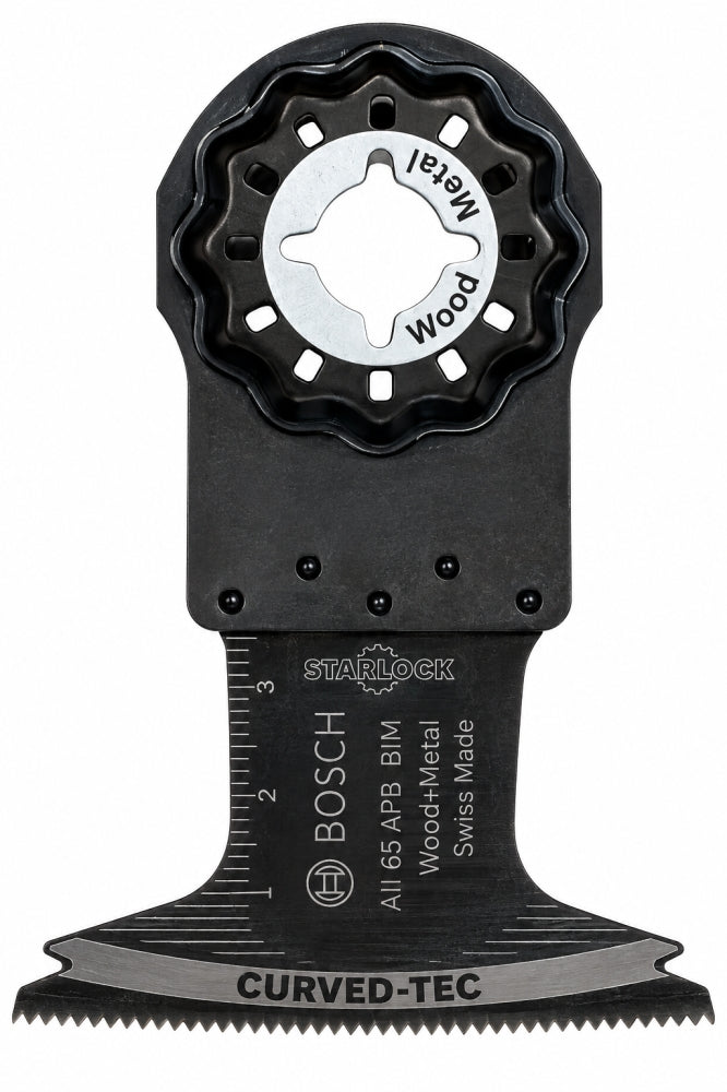 BOSCH Tauchsägeblatt STARLOCK AII 65 APB (65 × 40 mm, BIM, für Holz & Metall) 2608661781