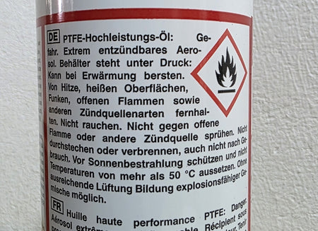 PTFE-Hochleistungsöl Spray S408 (500ml)