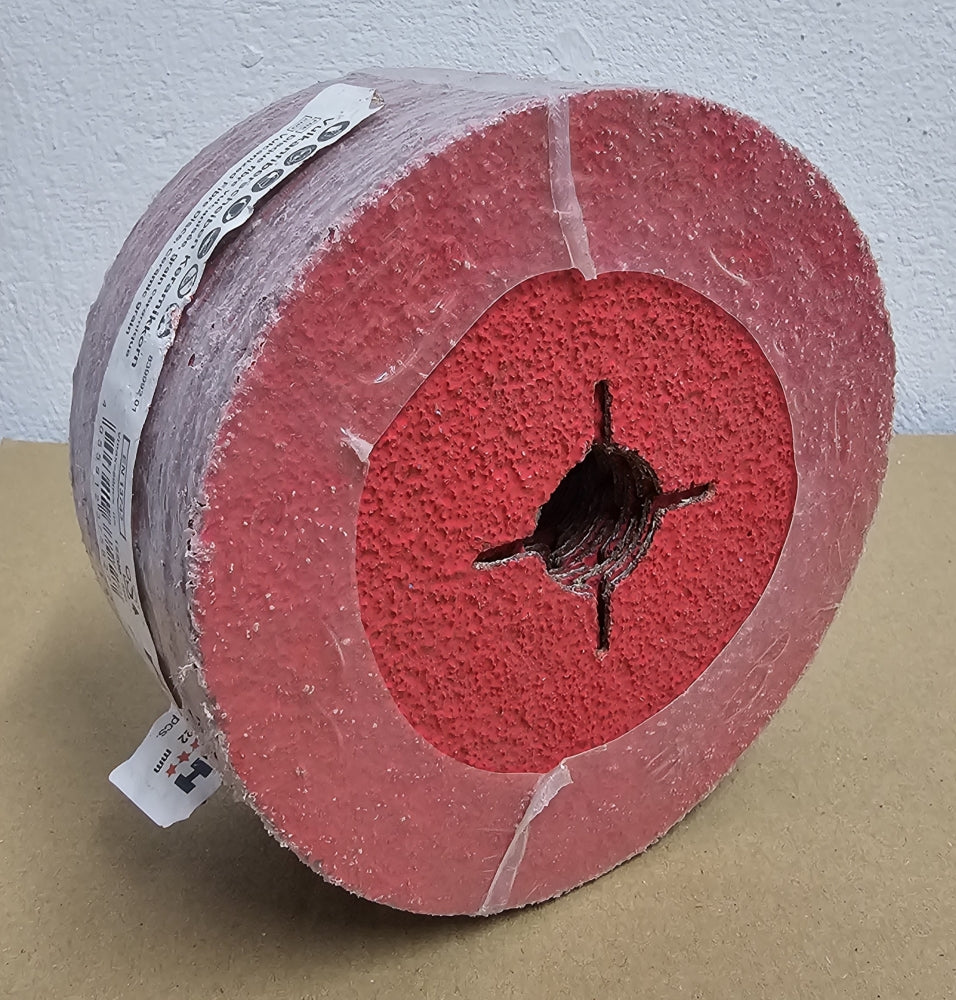 25x Vulkan-Fiberscheibe Keramikkorn (Ø 125mm P36)