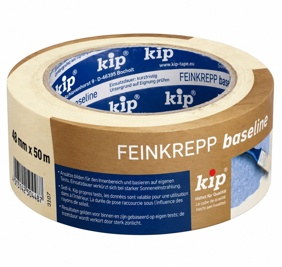 KIP Feinkrepp Abklebeband 'baseline' (48mm x 50m)