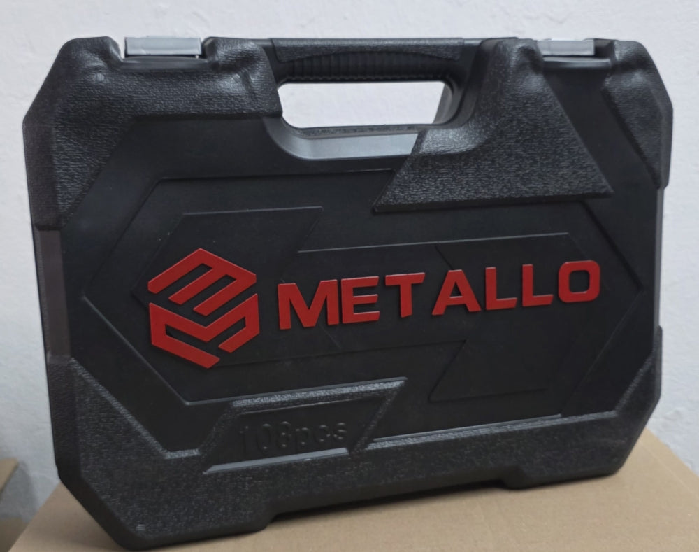 METALLO Ratschen-Steckschlüssel-Koffer (108-teilig)