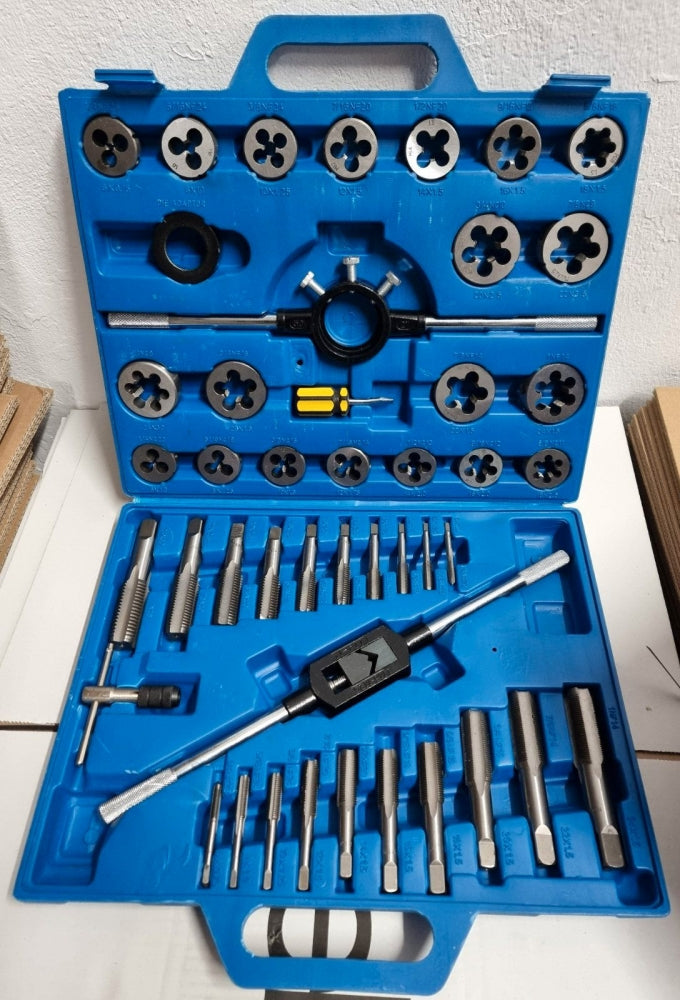 Gewindeschneider Schneideisen Satz (45-teilig) metrisch M6-M24
