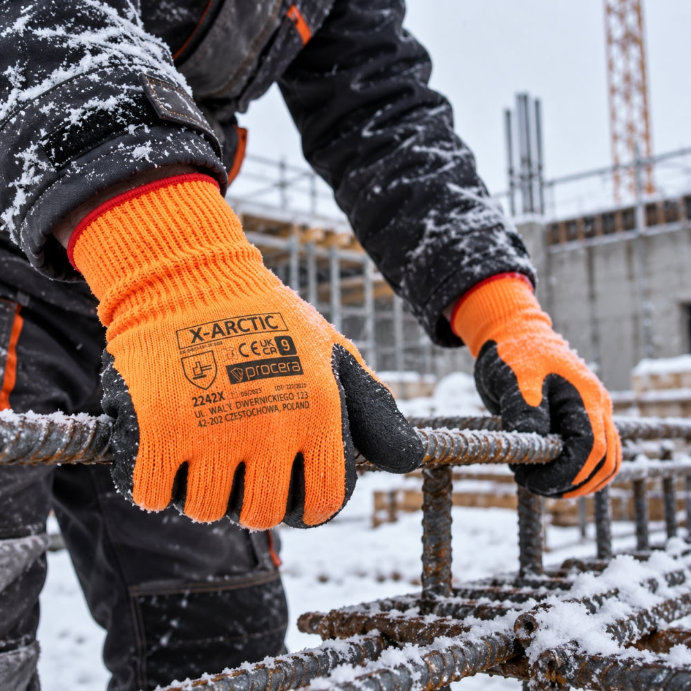 PROCERA Winter-Arbeitshandschuhe 'X-ARCTIC' (gefüttert, Latexbeschichtung) [Gr. wählbar]