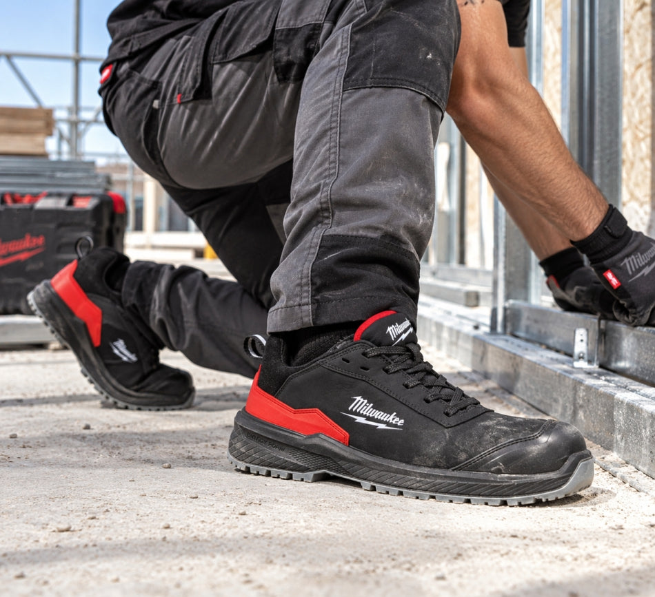 MILWAUKEE Sicherheitshalbschuh 'FLEXTRED S3S' (Gr. 44) Leder Schwarz (S3S, metallfrei) 4932493721