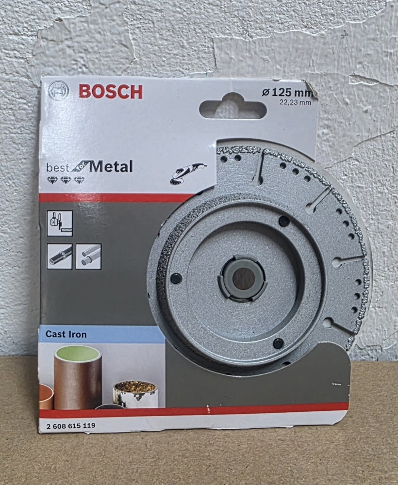 BOSCH Professional Diamanttrennscheibe 'Best for Metal' (125 x 22,23mm, 2-in-1) 2608615119