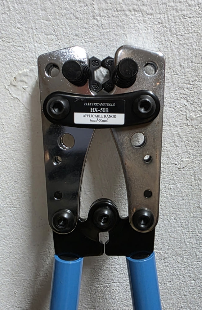 Rohrkabelschuh-Zangen Set (60-teilig, 6-50mm²)