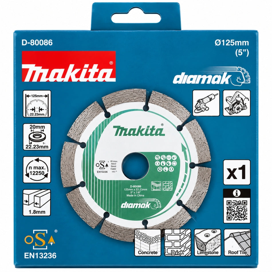 MAKITA Diamanttrennscheibe 'Diamak' (Ø 125 x 22,23mm) 