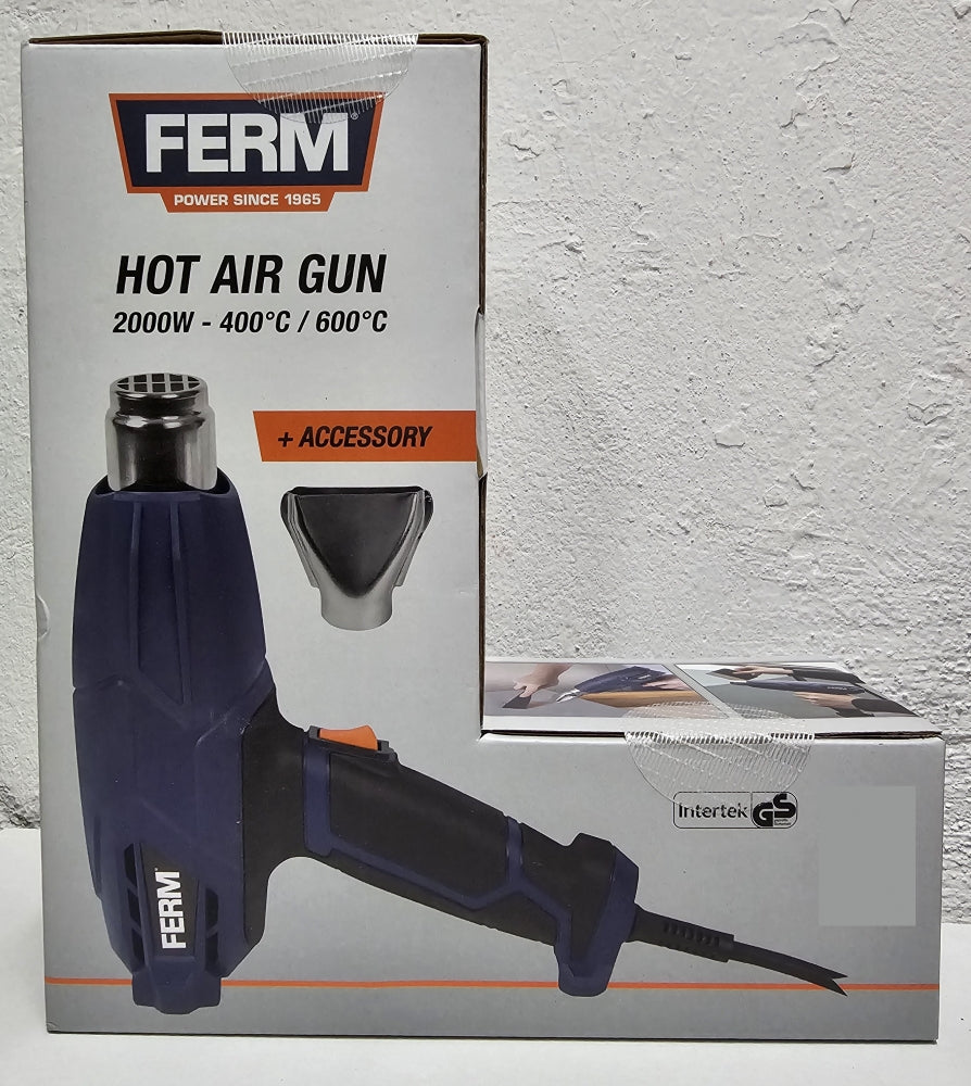 FERM Heißluftföhn 2000W mit Flachdüse NEU