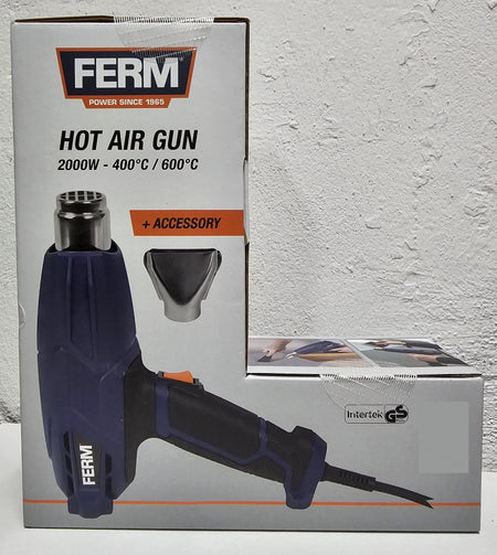 FERM Heißluftföhn 2000W mit Flachdüse NEU