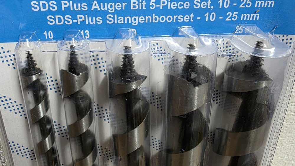 STANFORD SDS-plus Holz-Schlangenbohrer Satz (Ø 10-25 x 230mm)