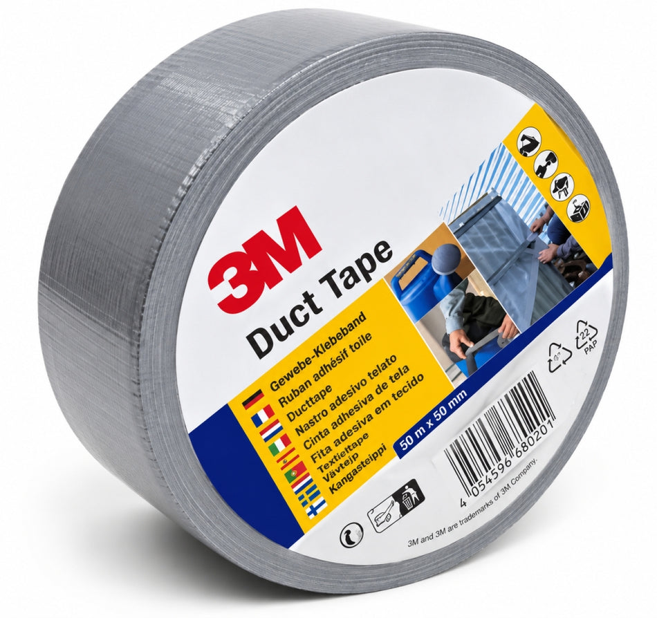 3M Gewebe-Klebeband (50m x 50mm GRAU)