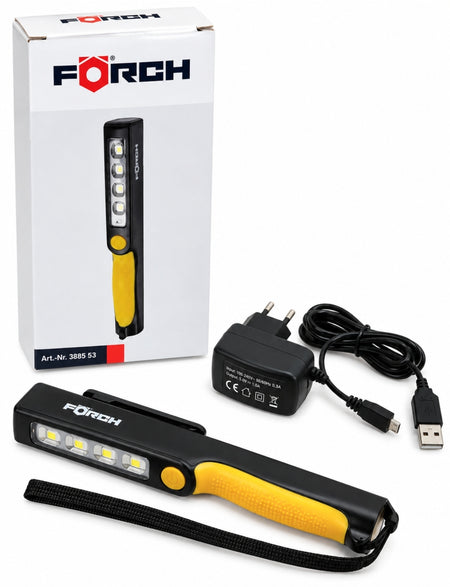 FÖRCH Akku-LED-Inspektionslampe (4 in 1) 