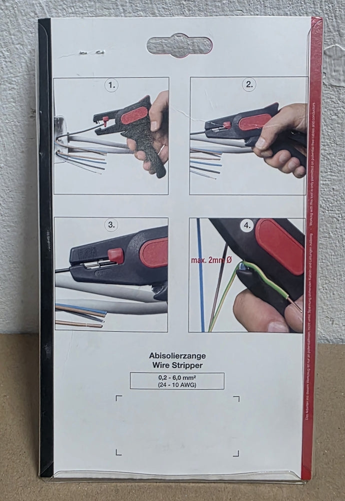 FÖRCH Automatik-Abisolierzange mit Drahtschneider (0,2-6,0mm²)