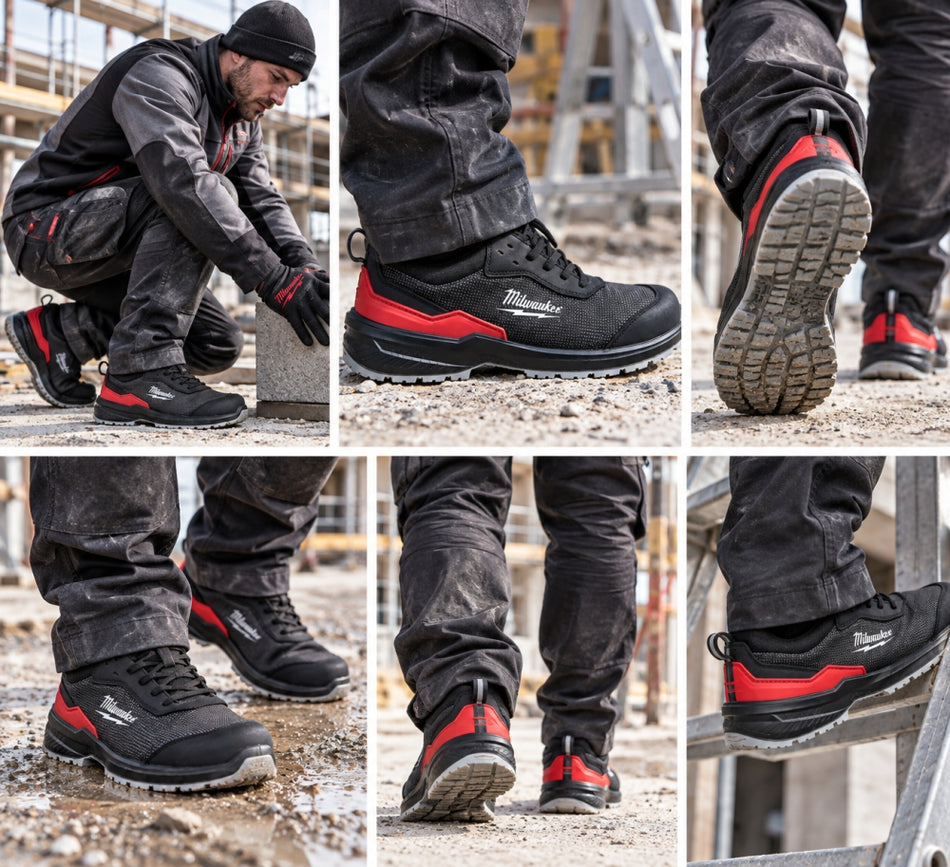 MILWAUKEE FLEXTRED S1PS Sicherheitsschuh (Gr. 44) Schwarz (ESD, FO, SR) 4932493696