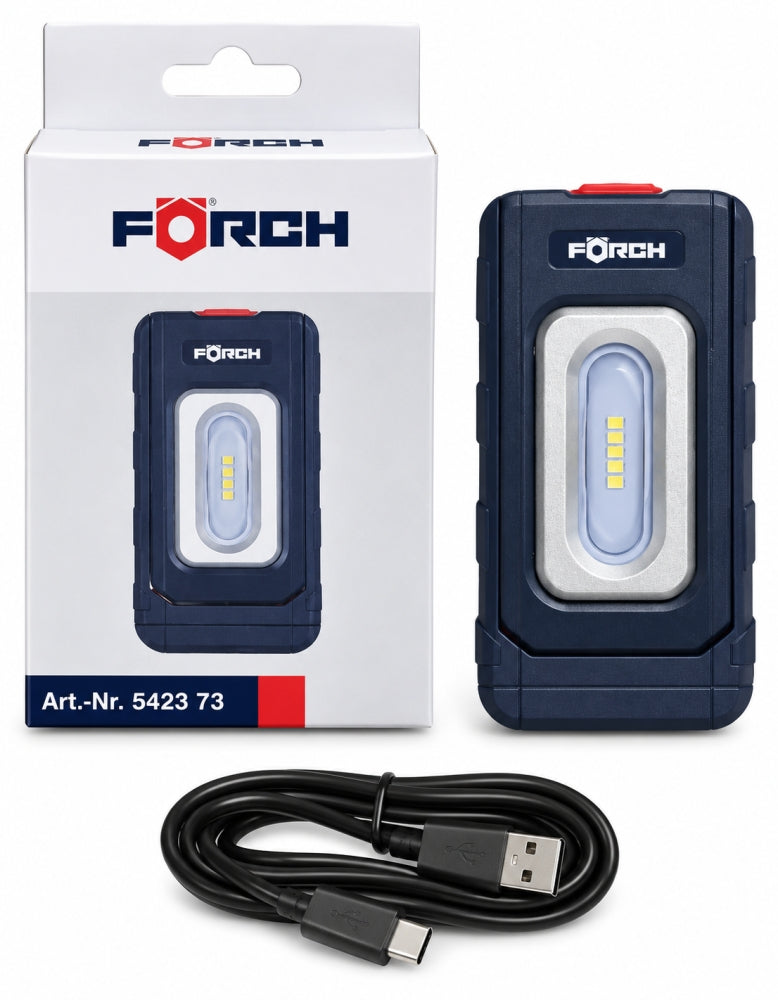 FÖRCH LED-Akku-Pocketlampe (3,7V / 1.500mAh) 110–300lm 542373