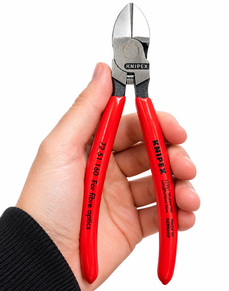 KNIPEX Seitenschneider für Lichtwellenleiter 'Glasfaserkabel' (160 mm) 7251160