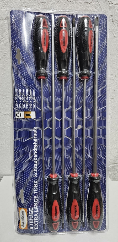 Torx Schraubendreher-Satz (6-teilig, extra lang 325mm)