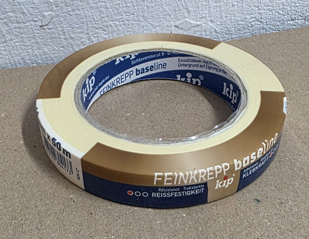 KIP Feinkrepp Abklebeband 'baseline' (18mm x 50m)