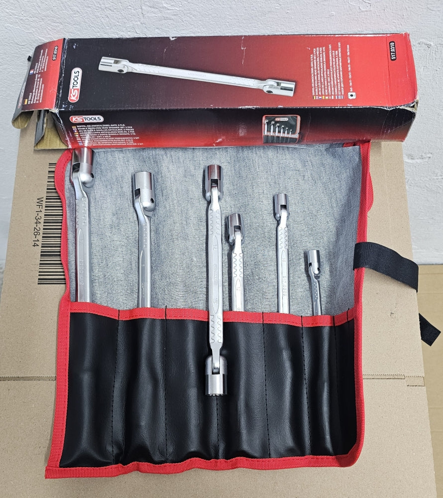 KS TOOLS Doppel-Gelenkschlüssel-Satz (6-teilig) '517.0310'