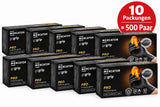 MERCATOR Nitrilhandschuhe schwarz 'GoGrip Pro'  / (Art) 10 x 50 Paar - M
