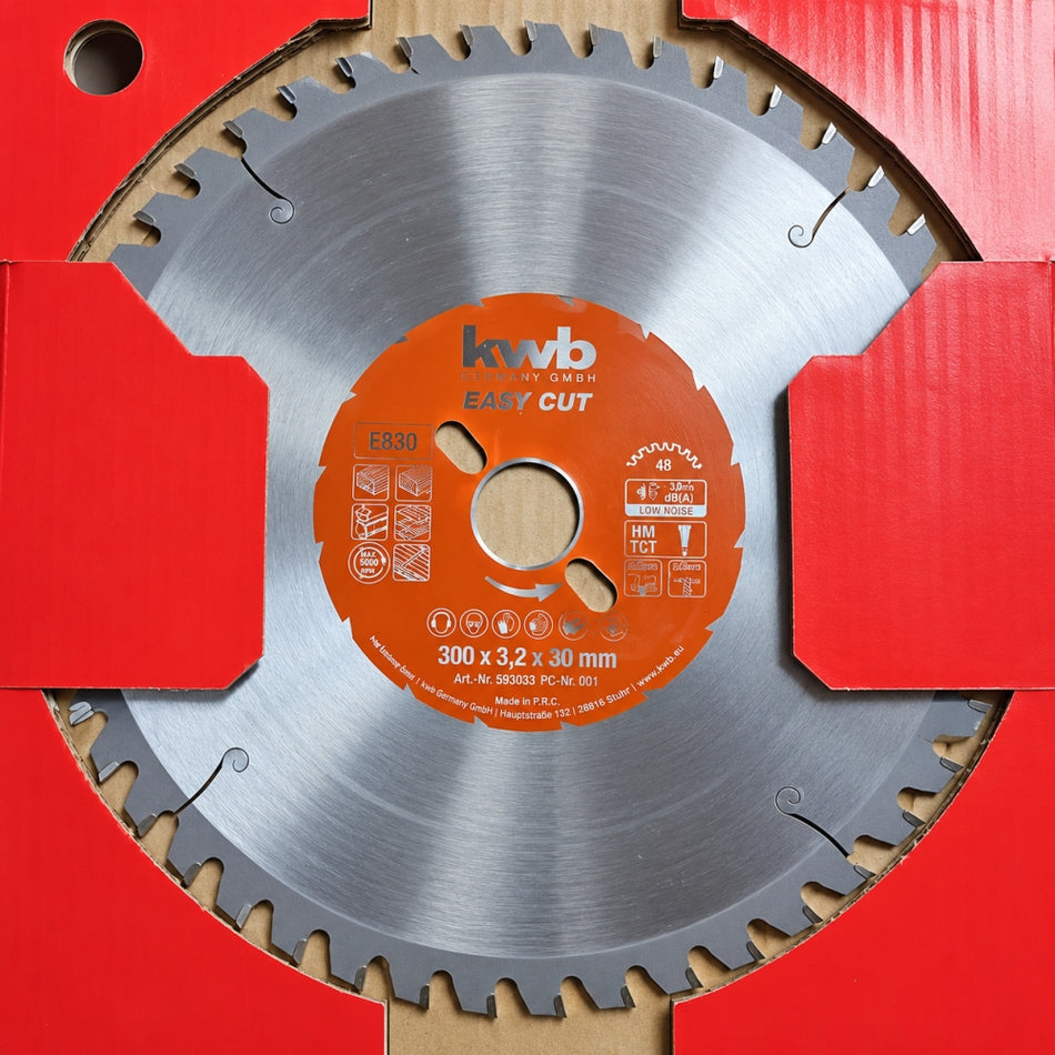 KWB Multi-Kreissägeblatt (Ø 300 x 30 mm, 48 Hartmetall Zähne)