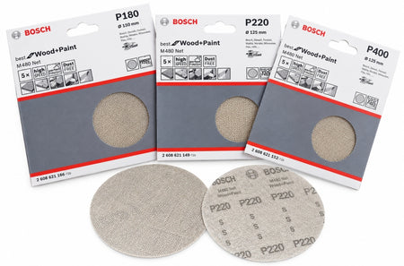 5x BOSCH Klett-Schleifgitter M480 [zum auswählen]