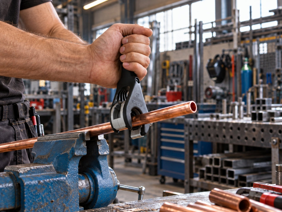 LUX-TOOLS Rohrknarre 'Comfort' variabel Ø 6–23 mm mit Ratschenfunktion (541423)