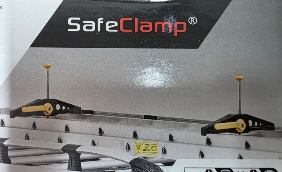 RHINO 1 Paar Leiterhalter SafeClamp 'RAS21' für Dachträger