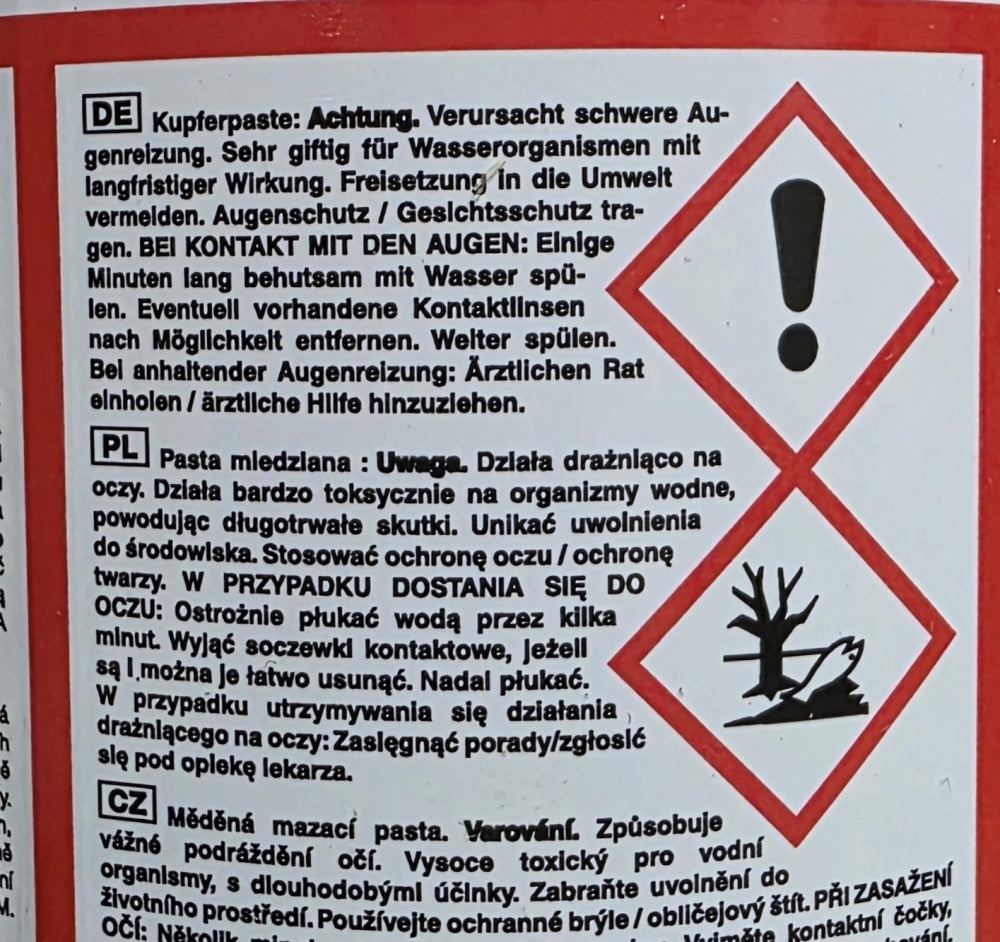 Kupferpaste Dose S425 (1000g)