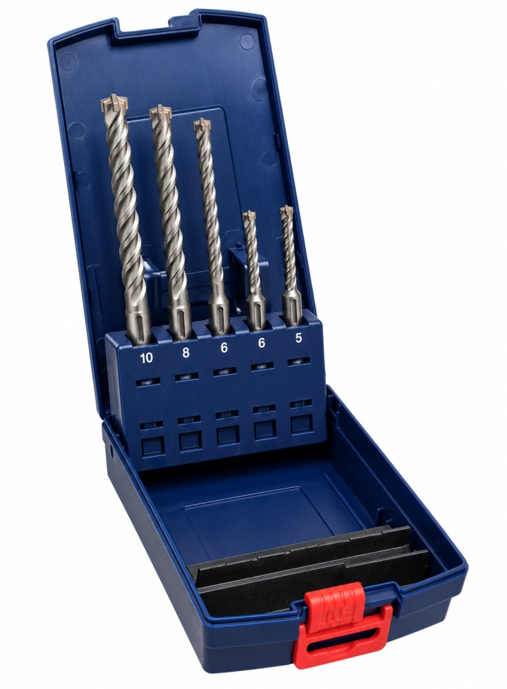 WS24 Hammerbohrer Satz SDS-plus 4-schneider (5-teilig, Ø 5-10mm)