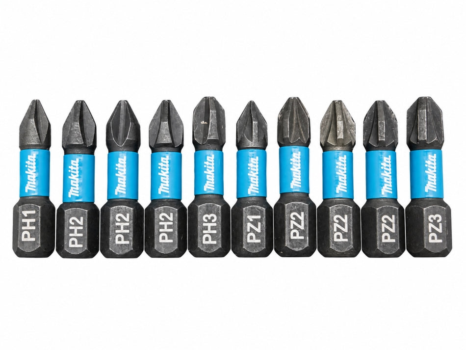MAKITA Impact Bitsatz Kreuz (10-teilig)
