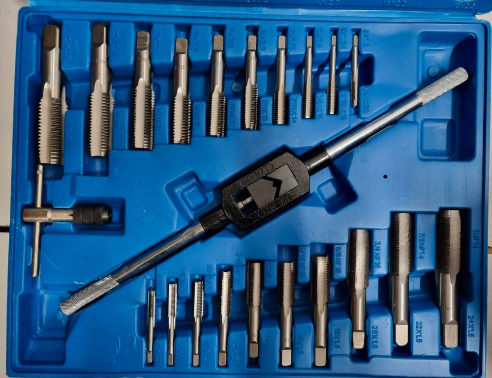 Gewindeschneider Schneideisen Satz (45-teilig) metrisch M6-M24