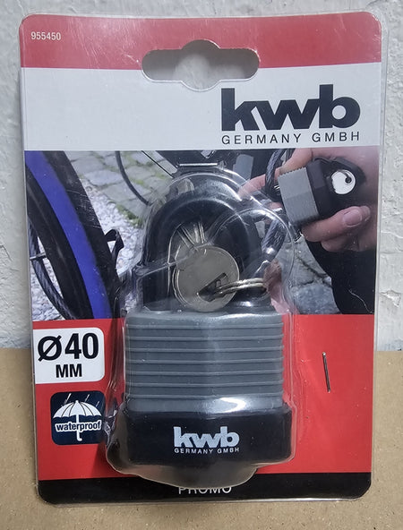 KWB Vorhängeschloss wasserfest (Ø 40mm)
