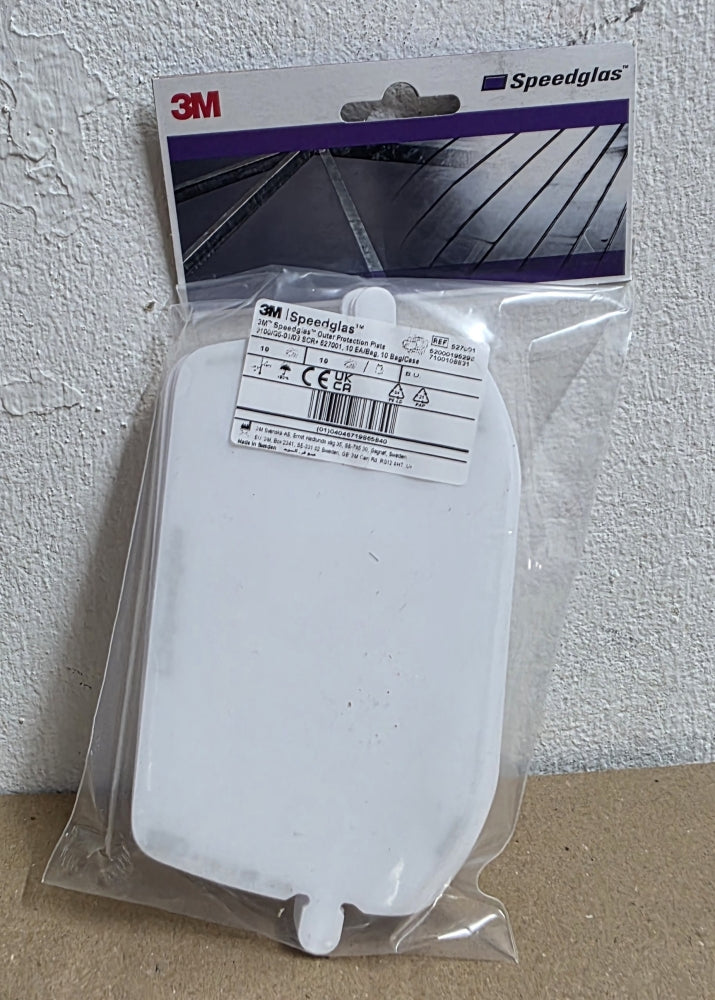 10x 3M SPEEDGLAS Vorsatzscheibe außen 9100 & G5-01 (527001)