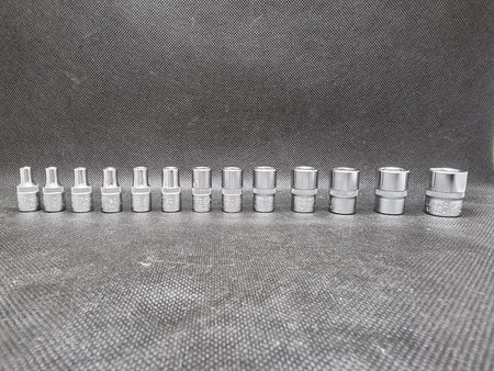 GEDORE Steckschlüssel Satz (13-teilig) 1/4 Zoll kurz