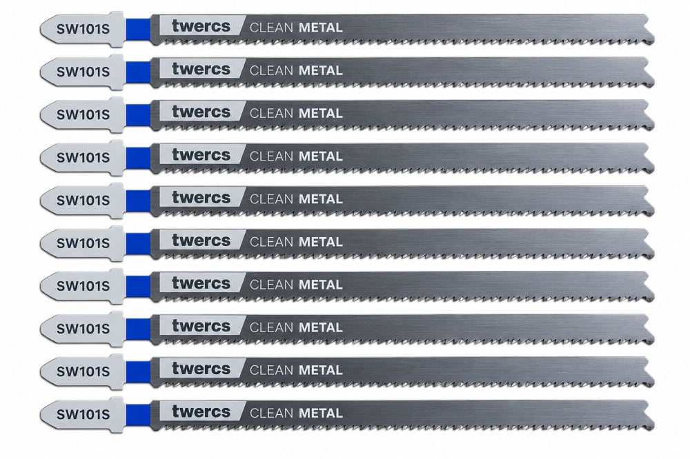 10x TWERCS Stichsägeblätter (T321AF BIM) Speed für Metall