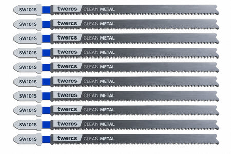 10x TWERCS Stichsägeblätter (T321AF BIM) Speed für Metall