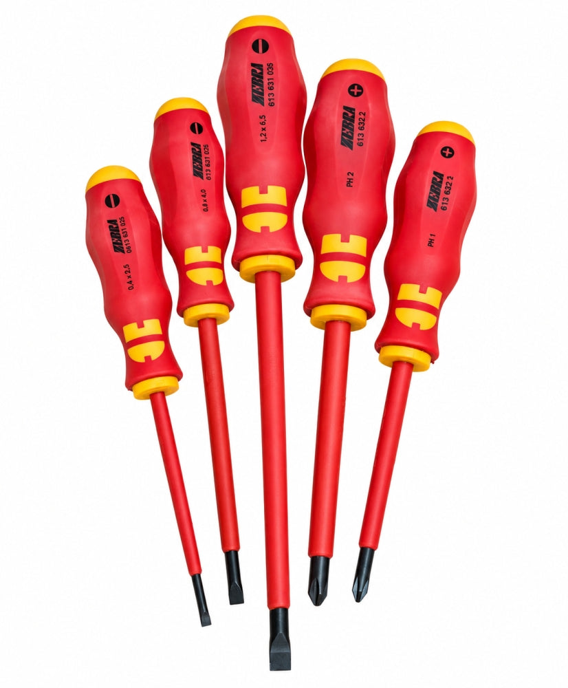 WÜRTH VDE Schraubendreher-Satz 'Zebra' (5-teilig) 061396325