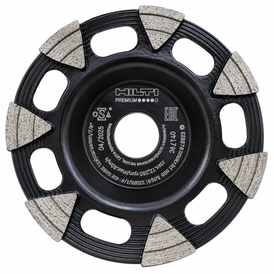 HILTI Premium Diamantschleiftopf 'SP Universal' (Ø 125 mm) DG-CW 125