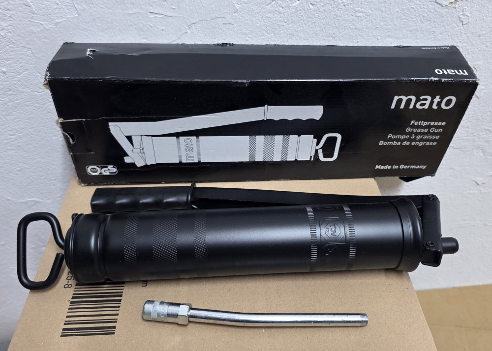 MATO Handhebel-Fettpresse für loses Fett oder 400g Kartuschen
