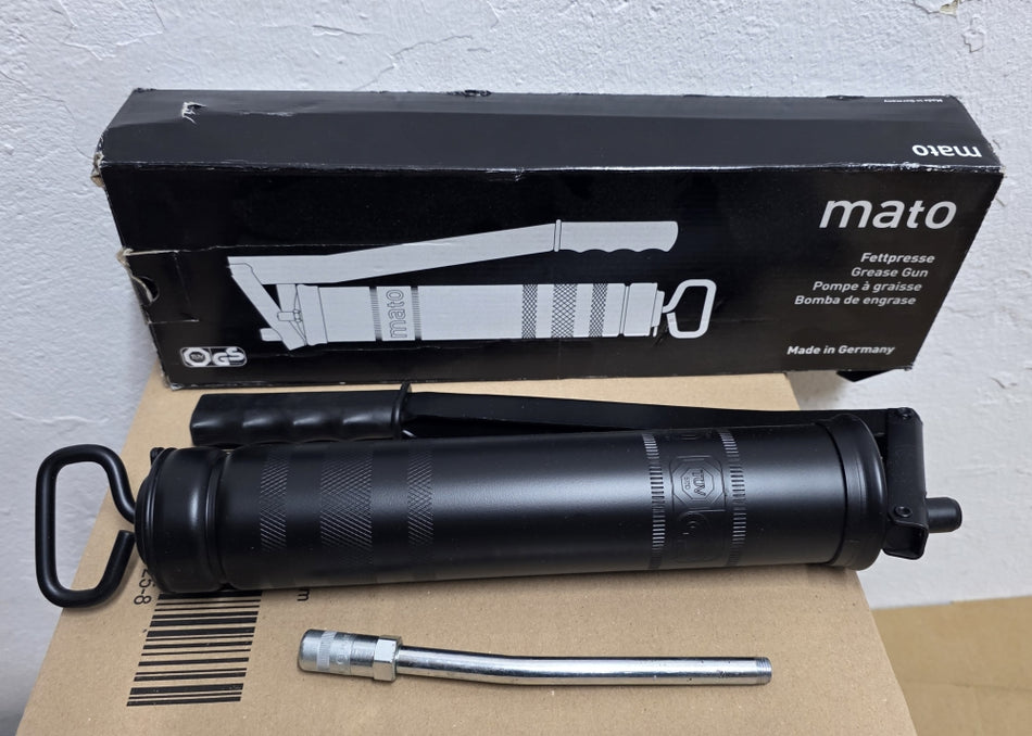 MATO Handhebel-Fettpresse für loses Fett oder 400g Kartuschen