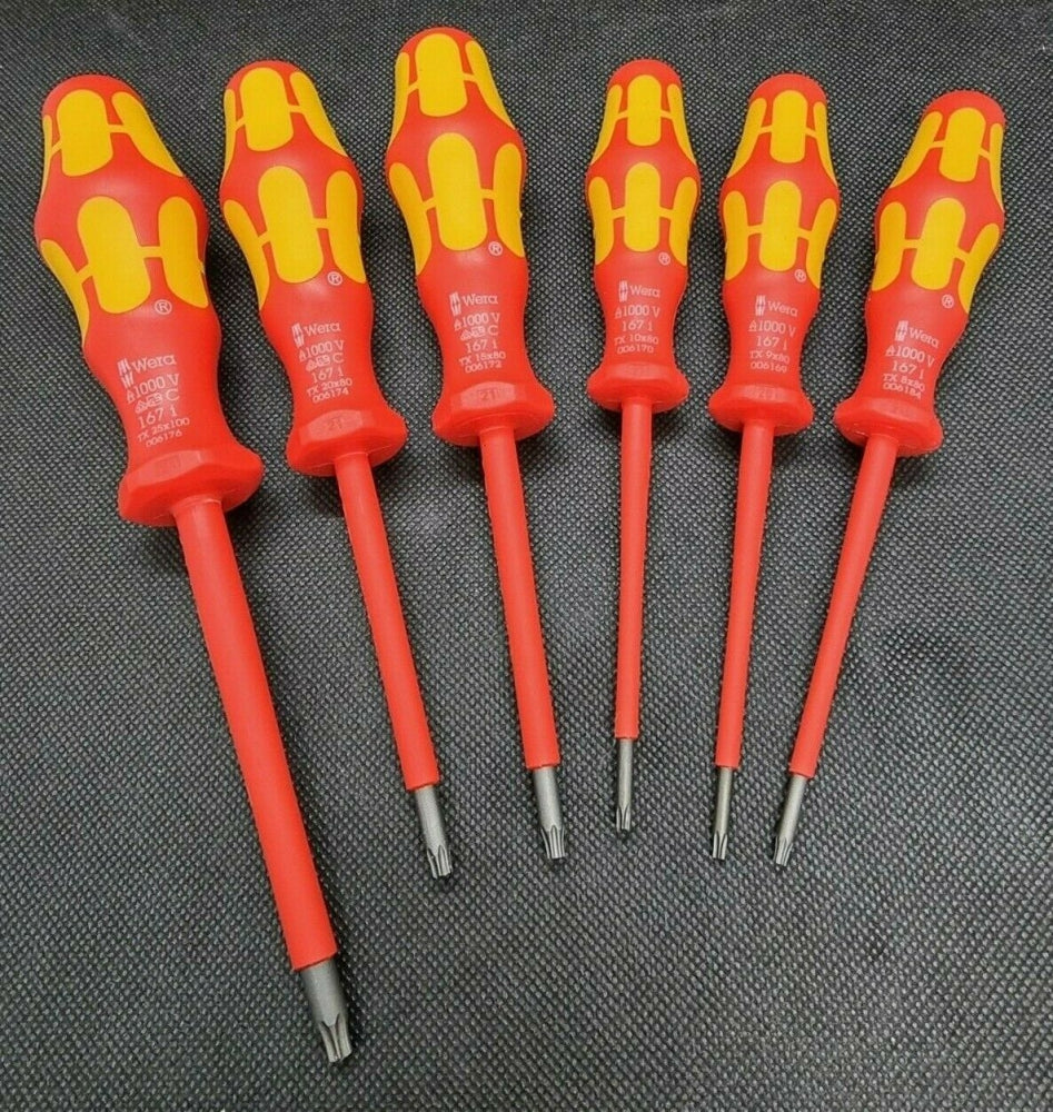 WERA Torx Schraubendreher Satz VDE (6-teilig)