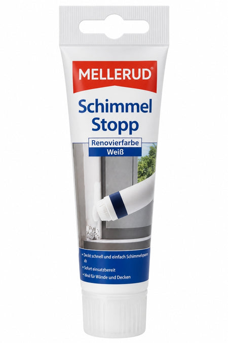 MELLERUD Schimmelstopp Renovierfarbe weiß (90ml)