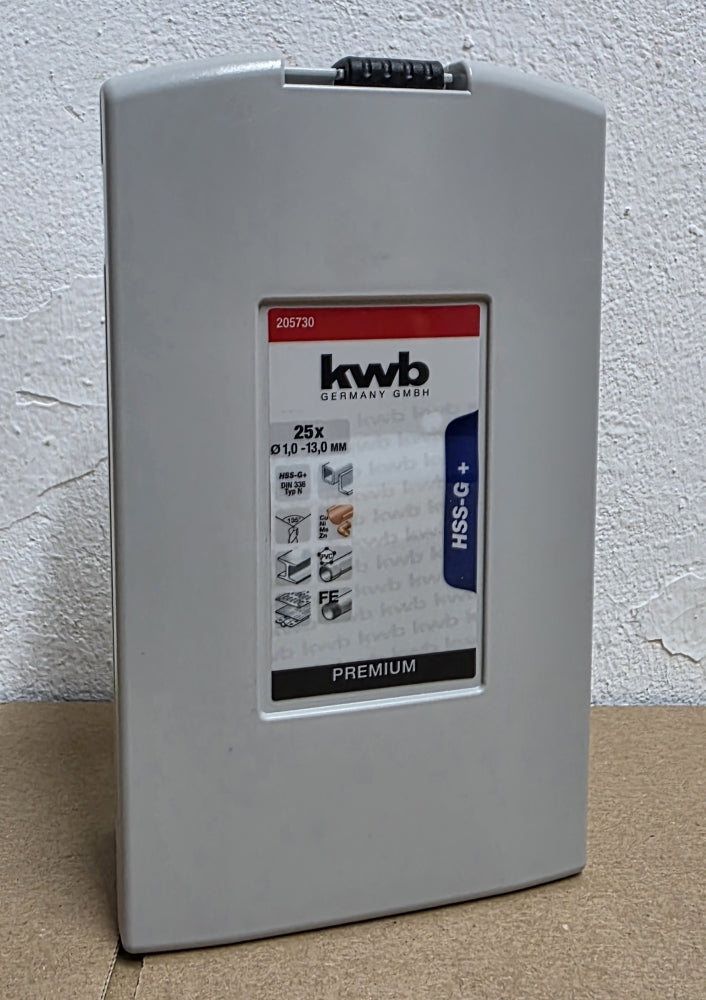 KWB HSS-G Metallbohrer-Satz (25-teilig, 1–13 mm) 205730