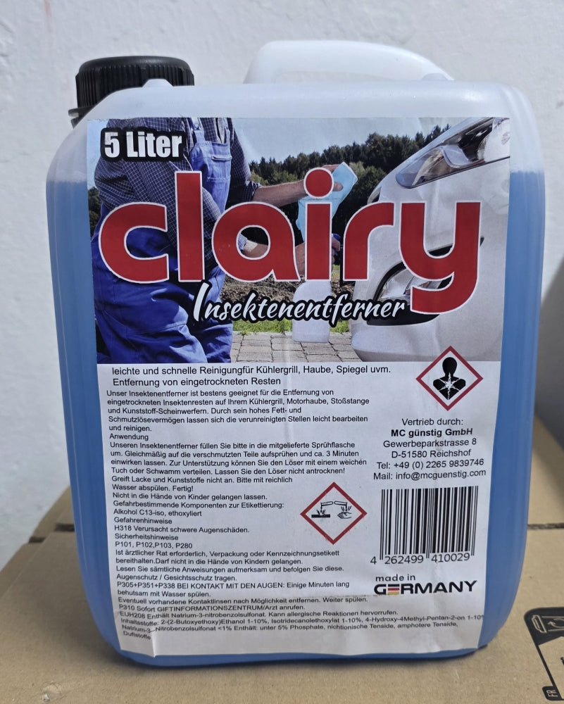CLAIRY Insektenentferner (5L Kanister)